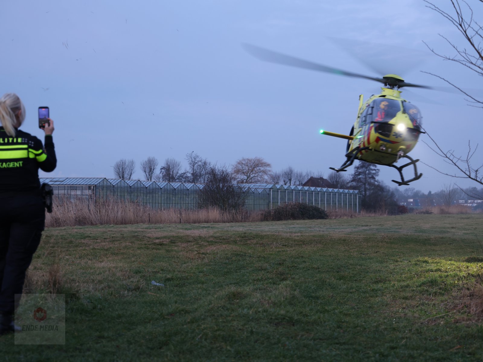 Grote inzet hulpdiensten voor medisch incident aan Bagijnenland in ‘s-Gravenzande